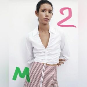 Bundle Of 6 Zara New Tops Women's Different Sizes, Over $200 Value